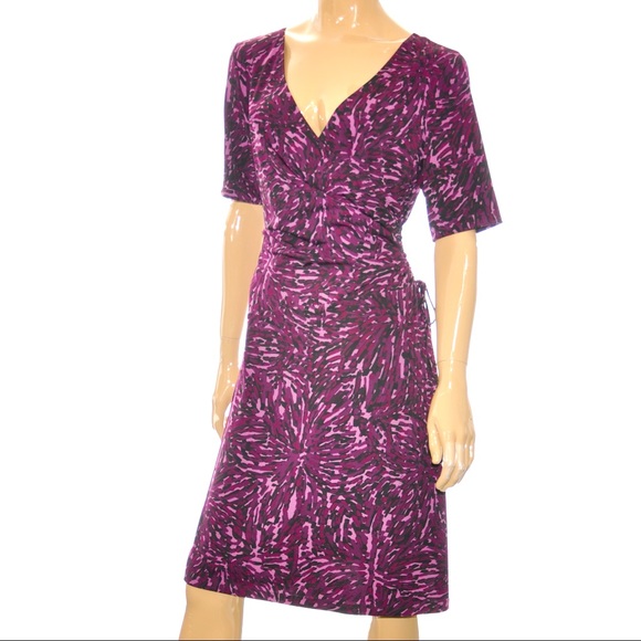 Jones Wear Faux Wrap Dress Size 16